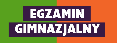 egz gimnazjalny napis